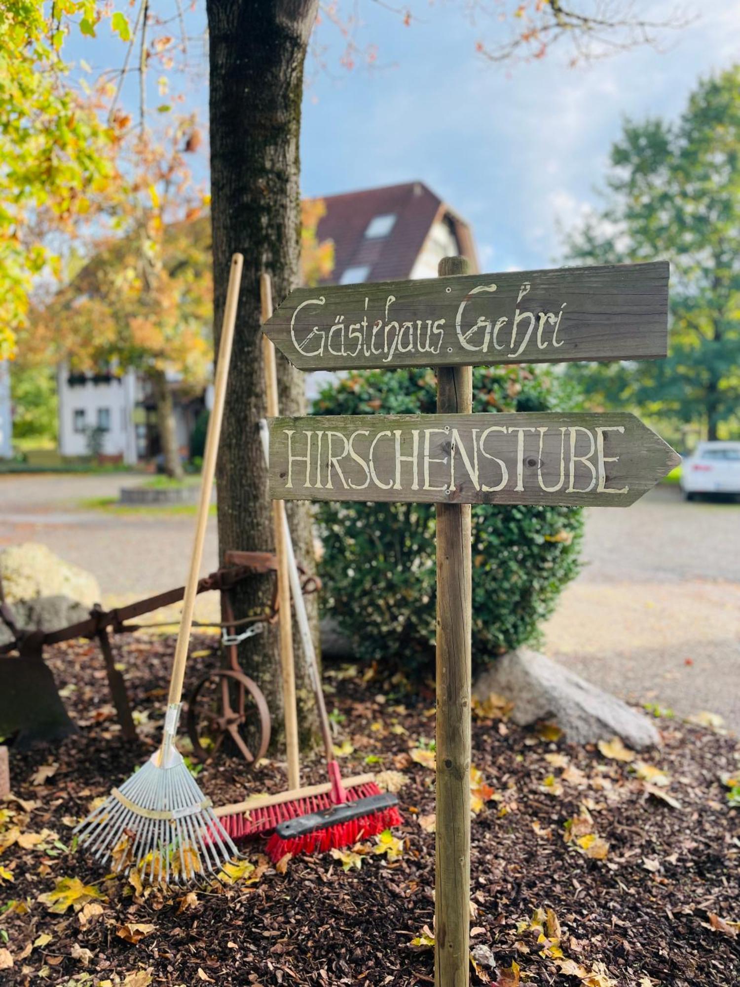 Gasthaus Hirschenstube & Gaestehaus Gehri Waldkirch Kültér fotó